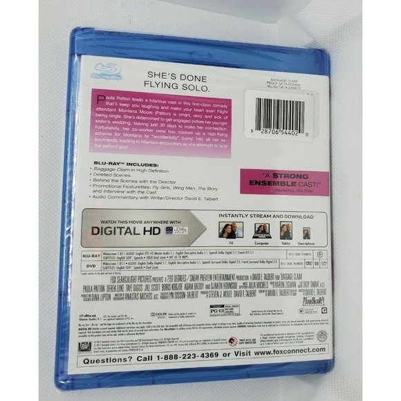 Baggage Claim Blu-Ray DVD Combo 2014 Comedy PG-13 Directed By David E Talbert - Picture 3 of 5